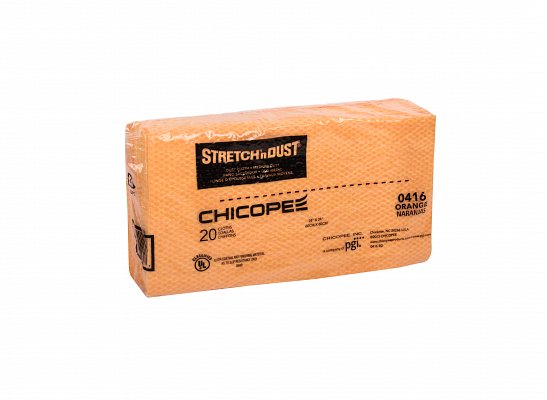 Chicopee 0413 Masslinn Stretchn Dust Cloth Case of 10 Yellow Orange 40-Pack 12.6 Width x 17 Length 
